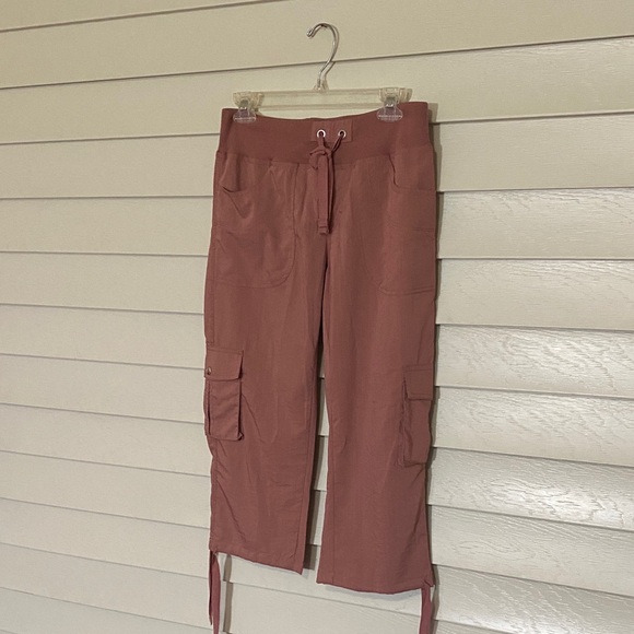 Women’s Cargo Jogger Pants | MOFLZ | Rose Pink | Size S | New - Picture 1 of 6